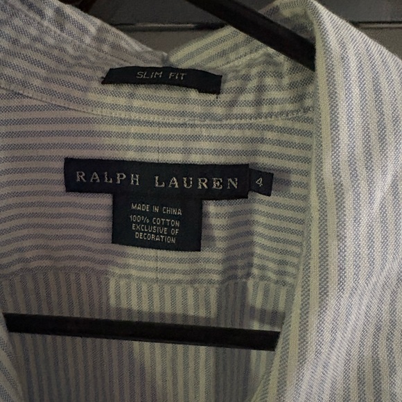 Ralph Lauren Blue Casual Button Down Shirt - Picture 2 of 3